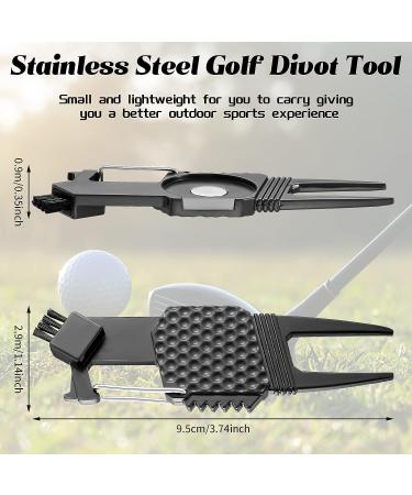 5-in-1 Golf Tool Set with Divot Repair, Club Brush, Ball Marker, Groove Cleaner, and Holder - Golf Accessory for Men and Women - Buy Online on GoSupps.com
