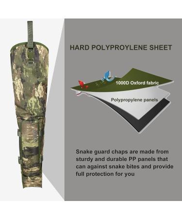 Lucky Clover Waterproof Snake Chaps - Durable Briar-Proof Hunting Chap - Lightweight Snake Guard Brush Protector - Camo Design - Buy Online on GoSupps.com