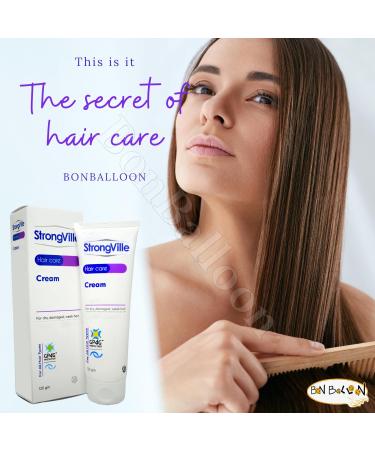 Buy Cream Strong Ville Extra Vital Hair Complex - Boost Softness Shine & Beauty for All Hair Types (4.23 oz - Buy Online on GoSupps.com