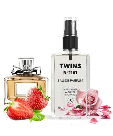 TWINS Impression of Miss Cherie | Perfume for Women Eau de Parfum | No.1181 | 3.4 Fl Oz / 100 ml Dior Miss Dior Cherie Eau De Parfum Impression