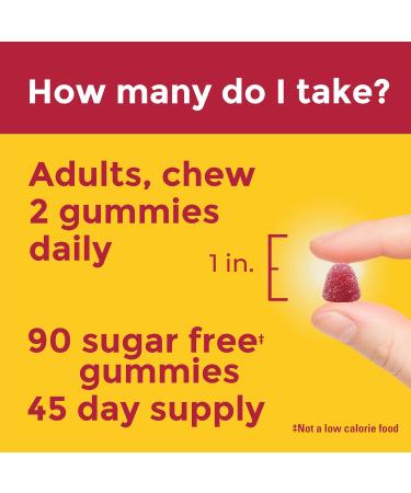 Nature Made Zero Sugar Multivitamin Gummies Mens & Womens Multivitamins Daily Nutritional Support Vitamin and Mineral Supplement Aspartame Free 90 Gummies 45 Day Supply - Buy Online on GoSupps.com
