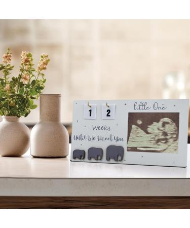 Light Gray Baby Sonogram Picture Frame | Ultrasound Photo Frame for Moms-to-Be | Perfect Pregnancy Announcement Gift - Buy Online on GoSupps.com