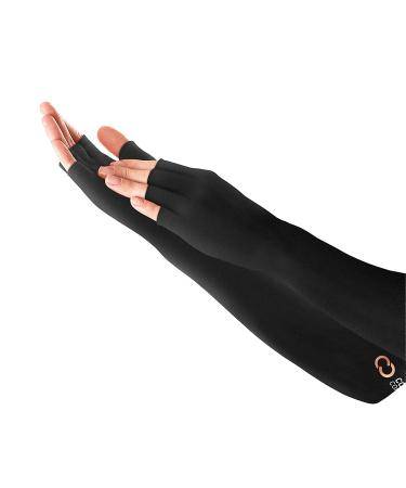 Copper Compression Long Arthritis Gloves for Carpal Tunnel & RSI Support - Medium, 1 Pair - Buy Online on GoSupps.com
