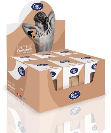 CureTape Classic Beauty Taping Face Tape - 5 Rolls 0.4" - Hypoallergenic Safe Reduces Wrinkles & Fine Lines Instant Lift - Beige - Buy Online on GoSupps.com