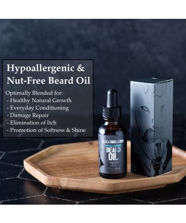 Hypoallergenic Nut-Free Beard Oil | 100% Natural | Promote Growth Soften & Shine | Unscented & Synthetic-Free - Buy Online on GoSupps.com