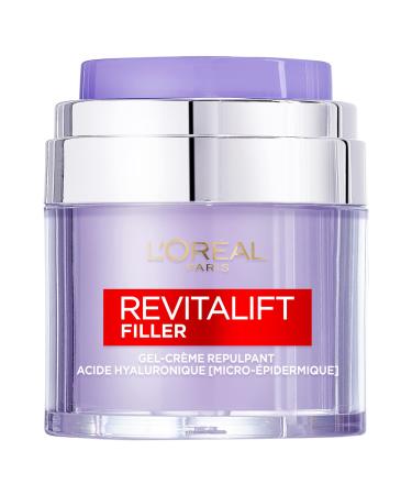 L Or al Paris Plumping Gel-Cream Moisturizing & Anti-aging Care With Hyaluronic Acid Ceramides Niacinamide & Glycerin For All Skin Types Revitalift Filler 50 ml