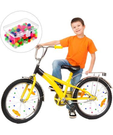 Gejoy 216 Pieces Bicycle Spoke Beads - Assorted Color Plastic Clip Beads for Wheel Decoration | Includes Storage Box - Buy Online on GoSupps.com