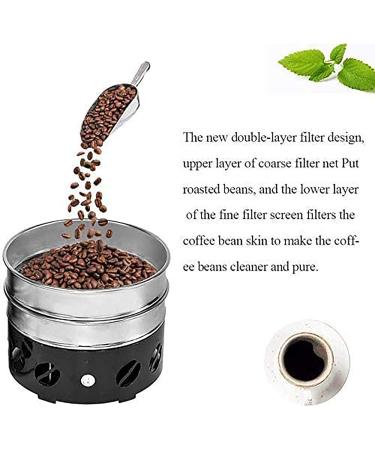 500G Home Coffee Beans Cooler Double Layer Filter Rapid Cooling System Plate Coffee Beans Roaster Matching for Homecafe Cooling Roasted Coffee Bean Rich Flavour 220V Black - Buy Online on GoSupps.com