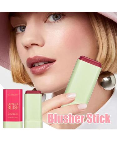 Cream Blushes Stick - Buildable Lightweight Cream Blushes Multi Stick - Easy Application Long Wearing Lightweight Finishing Makeup for Eye Shadow and Lipstick Shakven 02# - Buy Online on GoSupps.com