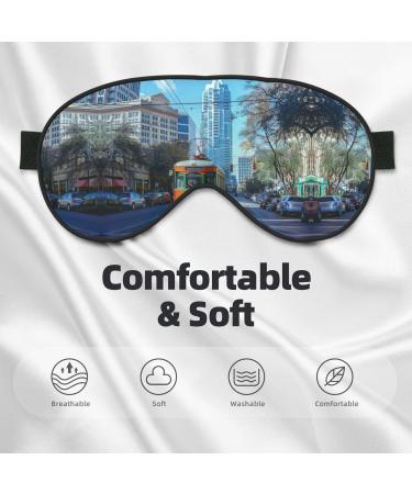 Austin Texas Ultra-Soft Light-Blocking Eye Mask | Optimal Comfort for Restful Sleep International Shipping Available - Buy Online on GoSupps.com