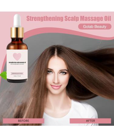 Hair Oil for the Scalp 50ml Natural Nourishing Treatment for Hair Growth Scalp Moisturizing - For Women and Men Hair Care Frizz Control - Buy Online on GoSupps.com