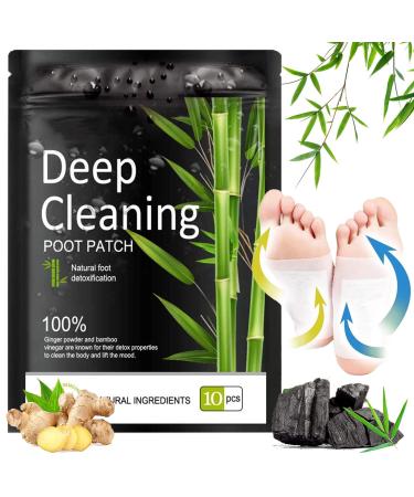 Detox foot pavement 10PCs natural detoxification plaster for feet deep cleaning foot pads foot care pads detox pavement original body detoxify promote blood circulation improve sleep 10 pieces unit size