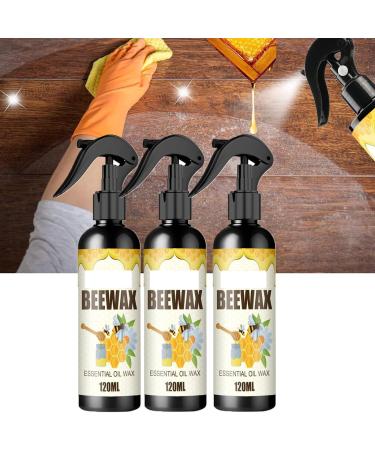 Beeswax Furniture Polish 2023 New Best Natural Micro-Molecularized Beeswax Spray for Wood Floor Bees Wax Furniture Polish and Cleaner (3pcs)
