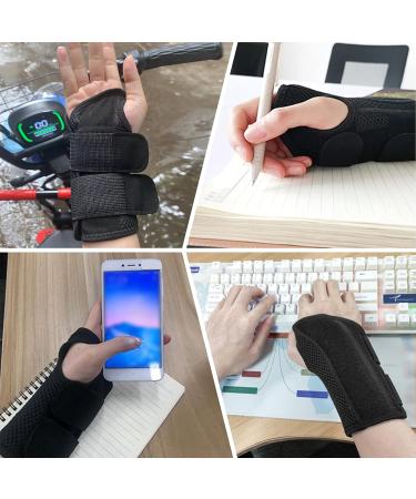 Wrist Support Brace with Metal Splint - Adjustable Compression for Carpal Tunnel, Arthritis, Joint Pain - Right Hand (L/XL) - Relief for Tendonitis, Sprains - Breathable and Comfortable Design - Buy Online on GoSupps.com