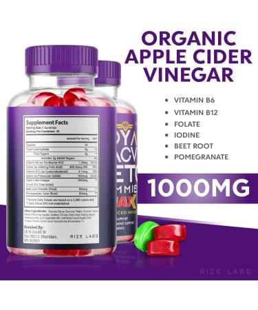 Royal Keto Gummies with ACV - Organic Weight Loss Support - 1000mg (60 Gummies) - Buy Online on GoSupps.com