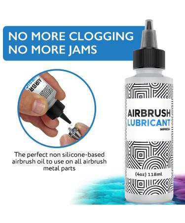 4 oz USA-Made Airbrush Lubricant for Smooth Trigger Action and Reduced Needle Friction - Buy Online on GoSupps.com
