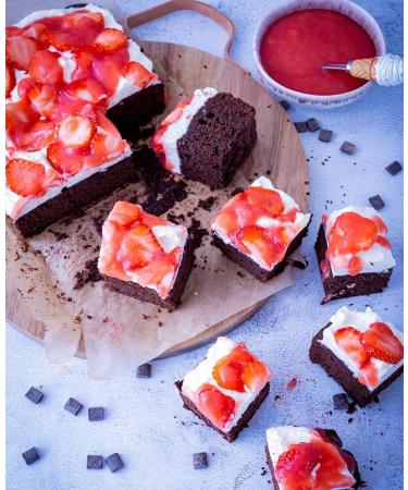 Gluten-Free Chocolate Brownies with Chocolate Pieces - Vegan & Delicious 8 Pack (420g) | Perfect for Celiac Disease | Order Internationally - Buy Online on GoSupps.com