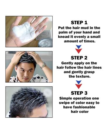 Blue Hair Dye Wax - Temporary Color 24-Hour Long Lasting Washable - Perfect for Parties Cosplay & Halloween - Buy Online on GoSupps.com