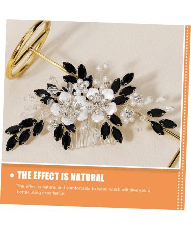 FRCOLOR pearl flower comb wedding hair accessories Wedding hair side comb Bride hair side comb Hair fork wedding decoration reusable headdress girl rhinestones party supplies bridesmaid - Buy Online on GoSupps.com