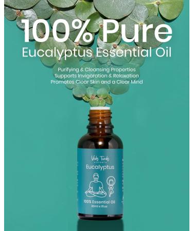 VTS Essential Oils Set - Peppermint Eucalyptus & Tea Tree Oil (1 Fl Oz) | Aromatherapy Massage Skin & Hair Care | Home Diffuser - Pack of 3 - Buy Online on GoSupps.com
