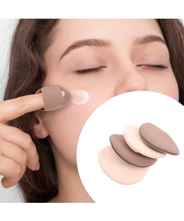 FRCOLOR Mini Powder Puff Set - 4 Soft Makeup Sponges for Foundation Concealer & Eyeshadow - Ideal for Flawless Blending - Buy Online on GoSupps.com