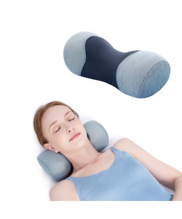 Bespilow Neck Support Pillow,Cervical Neck Roll Memory Foam Pillow,Cervical Traction Device,Neck Stretcher for Tension Muscle Relief Therapy,Neck and Shoulder Pain Relaxer Black