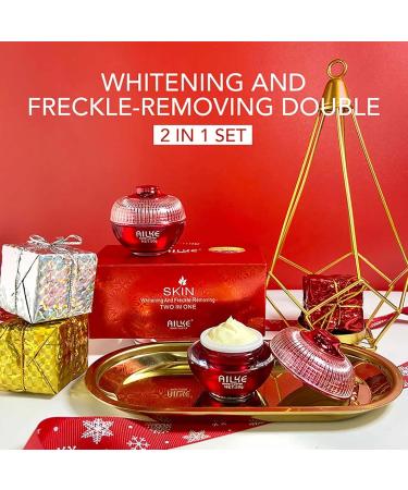 AILKE BOOST LUSTER Skin Whitening and freckle removal day and night pearl face cream with collagen hyaluronic acid impurities treatment rejuvenating skin - Buy Online on GoSupps.com