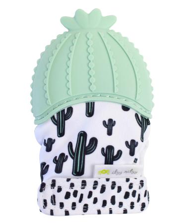 Itzy Ritzy Itzy Mitt Food Grade Silicone Teether 3+ Months Cactus 1 Teether