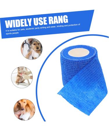 FRCOLOR 6pcs Elastic Self-Adhesive Cat & Dog Accessories - Portable Dark Blue Finger Wraps for Pets - Convenient 450x5CM Pet Care Solutions - Buy Online on GoSupps.com