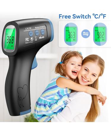 LPOW Contactless Digital Infrared Thermometer for Babies & Adults - Precision Fever Alarm & Fast Measurement - Buy Online on GoSupps.com