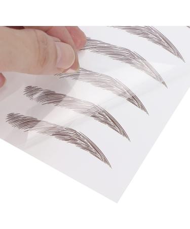 Autocollant de tatouage de sourcil imperm able professionnel transfert imperm able maquillage sourcil autocollant de sourcil imperm able pour les femmes (MARRON-07) - Buy Online on GoSupps.com