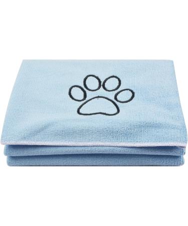 Buy Kinhwa Extra Absorbent XXL Dog Towel - Quick-Drying Microfiber for Dogs & Cats - Washable Durable Light & Dark Blue (76cm x 127cm) - Buy Online on GoSupps.com