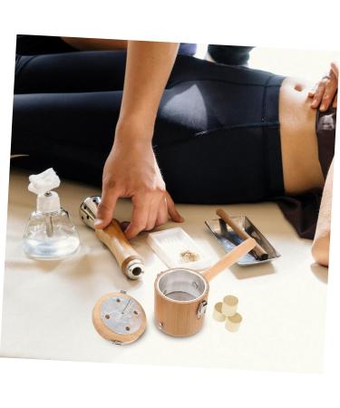 Solustrie Portable Moxibustion Set - 3 Handheld Moxa Rod Burners & Tool Holder for Moxa Grenner - Premium Moxibusstofen Suite & Moxibustion Box - Buy Online on GoSupps.com