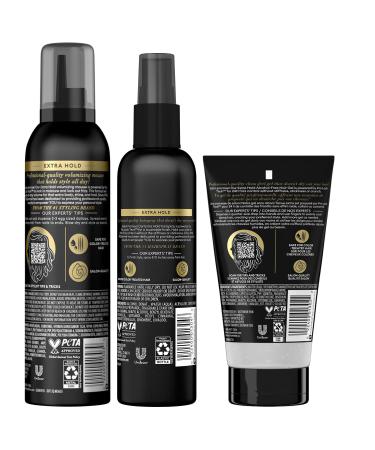 TRESemm Extra Hold Hair Care Bundle Hair Mousse Non-Aerosol Hairspray and Alcohol-Free Gel Anti-Humidity Anti-Frizz Hair Products (3 Piece Set) - Buy Online on GoSupps.com