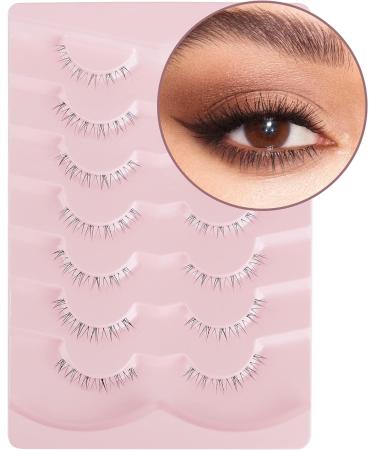 Natural Strip False Bottom Lashes - 7 Pairs of Under Lashes - R-2 Bottom Lashes - Buy Online on GoSupps.com