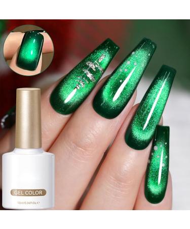 Beton Genle me Derzi Dolgu eridi - Manicure Supplies | Emerald Green Cat Eye Effect Gel Polish Onar m ve Yenileme in - Buy Online on GoSupps.com