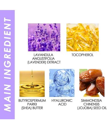 IZBEAUVO Lavender Body Butter - Organic Shea Butter Vitamin E Self Care Replenishes Soothes Dry & All Skin Softens & Boosts Skin Overall Moisture and Radiance Vegan Butter Body Butter for Women - Buy Online on GoSupps.com