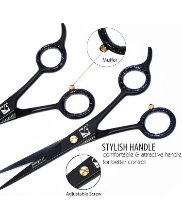 Jimy Professional 6.5 Hair Scissors - Stainless Steel Razor Edge Barber Shears for Men & Women - Buy Online on GoSupps.com