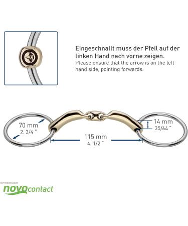 Buy Sprenger NOVOcontact Double-Breasted Bit 14mm - SENSOGAN Sensogan-ES 11.5 for International Shipping - Buy Online on GoSupps.com