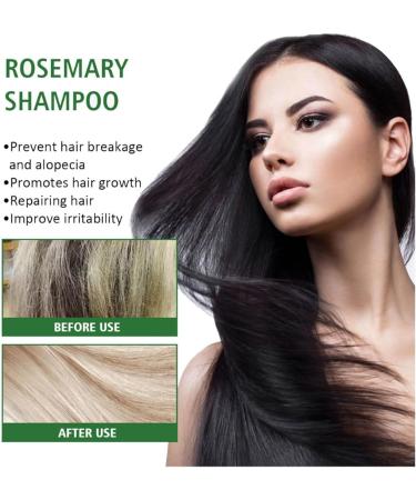 Rosemary Leaf Oil Shampoo Rosemary Water Keratin Depleting Shampoo Soft and Fluffy for Men and Women Making Hair Stronger Softer and Shinier - Buy Online on GoSupps.com