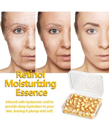  Cynamus Retinol Capsules Night Serum Moisturizing Firming Serum Retinol Serum for Face Anti Aging to Reduce Wrinkles Lightening 30 Capsules - Buy Online on GoSupps.com