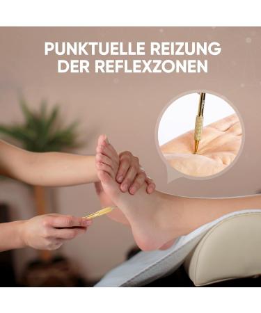 Buy REMOS Acupressure Meridian Pen - 10 cm Gold 2.5/4.5 mm Balls | International Shipping Available - Buy Online on GoSupps.com