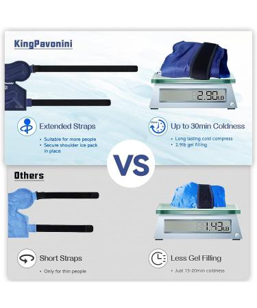 XL Shoulder Ice Pack - Cold Therapy Gel for Shoulder Injuries & Pain Relief - Buy Online on GoSupps.com