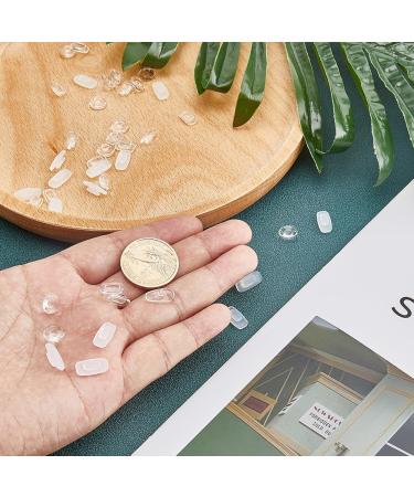 GorgeCraft 24 Pair Silicone-Glass Nose Pads | Soft Non-Slip Replacement Cushion Set for Sports Glasses - Oval & Round Styles - Buy Online on GoSupps.com