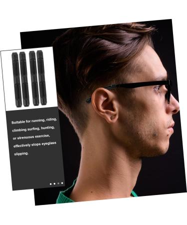 10 Pairs Anti-Slip Glasses Ear Grips | Eyeglass Support & Accessories - Fixed Nose Pads Black - Buy Online on GoSupps.com