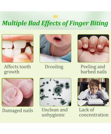 Anti Nail Biting Polish - 2-in-1 Stop Biting Nails - Quick Dry No Bite Nail Polish for Anti Thumb Sucking & Nail Repair - Nail Biting Prevention Anti Finger Sucking for Nail Care - Buy Online on GoSupps.com