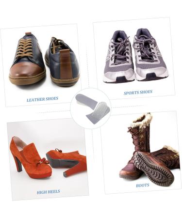 NOLITOY Height Increasing Insoles - 2 Pairs Invisible Shoe Inserts for Men | Shock-Absorption Heel Support Pads | Comfort & Lift 12.3x3.7CM - Buy Online on GoSupps.com