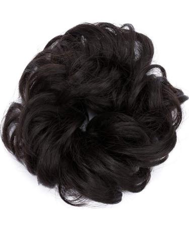 Buy SEGO Hair Extensions - Medium Brown Wavy Hair Tie Updo Bun (30g) | Realistic Look International Shipping - Buy Online on GoSupps.com
