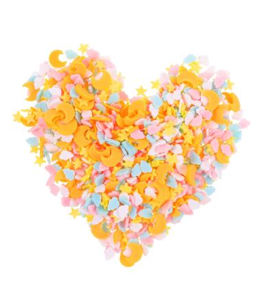 Beaupretty 1 Nail Art Polymer Clay Nail Art Flakes Cloud Moon Charms Nail Decals Nail Art Supplies Nail Decor Stickers Nail Accessories Charms Moon Decor Diy Manicure Supplies Number Cosmetic