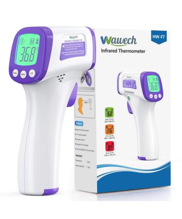 Wawech Digital contactless fever thermometer for babies infrared thermometer for adults and children fast and precise measurement fever alarm memory function - Buy Online on GoSupps.com
